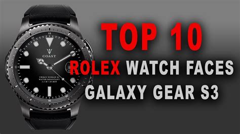 best gear s3 watch faces|samsung watch faces rolex.